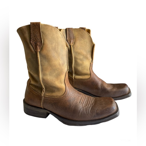 Ariat Other - Ariat Rambler western leather Men's boots distressed cowboy
